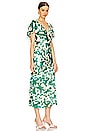 view 2 of 3 Florecita Dress in Green Cream Burnout