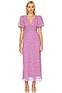 view 1 of 4 ROBE EMPORIA in Purple Pink Floral