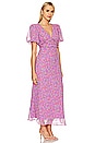 view 2 of 4 ROBE EMPORIA in Purple Pink Floral