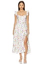 view 1 of 3 Wedelia Dress in Cream Purple Floral