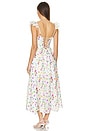 view 3 of 3 Wedelia Dress in Cream Purple Floral