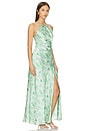 view 2 of 3 Elynor Dress in Green Abstract