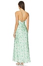 view 3 of 3 Elynor Dress in Green Abstract