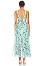 view 3 of 3 Kelby Dress in Green Blue Floral