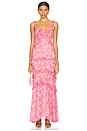 view 1 of 4 Olina Dress in Pink Ditsy