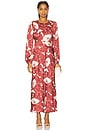 view 1 of 3 ROBE QUINN in Wine Floral