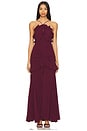 view 4 of 4 Sandora Dress in Wine