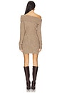 view 3 of 3 Leya Sweater Dress in Taupe