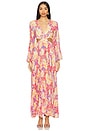 view 1 of 3 Revery Dress in Yellow Pink Floral