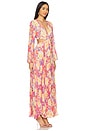 view 2 of 3 Revery Dress in Yellow Pink Floral