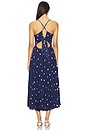 view 3 of 3 Blythe Dress in Navy Polka Dot