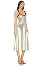 view 2 of 3 Irecia Sweater Dress in Stripe Black Cream
