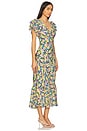 view 2 of 4 Celestine Dress in Blue Yellow Ditsy