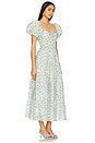 view 2 of 4 Florentina Dress in Cream Blue Floral