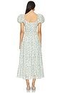view 3 of 4 Florentina Dress in Cream Blue Floral
