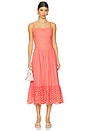view 1 of 3 ПЛАТЬЕ МИДИ DRESS in Coral