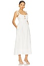 view 2 of 3 VESTIDO MIDI DRESS in White