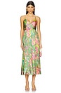 view 1 of 3 Maeve Dress in Green Pink Floral