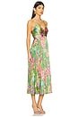 view 2 of 3 Maeve Dress in Green Pink Floral