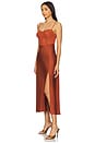 view 2 of 3 Bustier Dress in Rust
