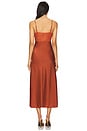 view 3 of 3 Bustier Dress in Rust