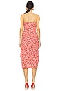 view 4 of 5 Asym Tiered Ruffle Dress in Cherry Print