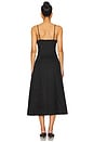 view 3 of 3 Drop Waist High Neck Dress in Black