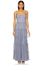 view 1 of 3 Mireya Dress in Dusty Blue