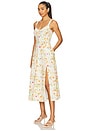view 2 of 3 Julietta Dress in Orange Green Floral