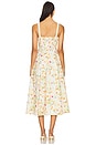 view 3 of 3 Julietta Dress in Orange Green Floral