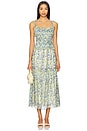 view 2 of 4 Ethelind Dress in Blue Yellow Floral