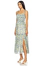 view 3 of 4 Ethelind Dress in Blue Yellow Floral