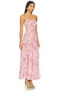 view 2 of 3 Estefany Dress in Pink Floral