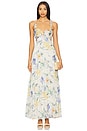 view 1 of 3 Emese Dress in Blue Multi Floral