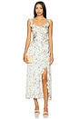 view 1 of 3 Rosalina Dress in Cream Lavender Floral