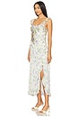 view 2 of 3 Rosalina Dress in Cream Lavender Floral