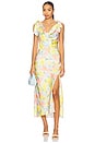 view 1 of 3 Allexina Dress in Yellow Watercolor