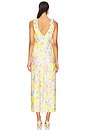 view 3 of 3 Allexina Dress in Yellow Watercolor
