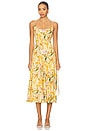 view 1 of 3 Jaleyah Dress in Mustard Green Tropic