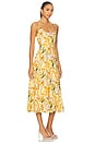 view 2 of 3 Jaleyah Dress in Mustard Green Tropic