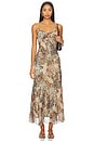 view 1 of 3 Maeryn Dress in Taupe Brown Leopard