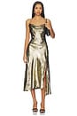 view 1 of 4 Gaia Dress in Black Gold