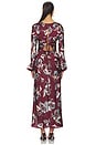 view 3 of 3 Elyse Dress in Wine Floral