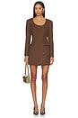 view 1 of 4 Kassandre Dress in Brown
