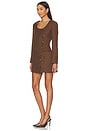 view 3 of 4 Kassandre Dress in Brown