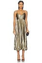 view 1 of 4 Blythe Dress in Black Gold