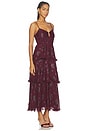 view 2 of 4 Lupin Dress in Wine Floral Print