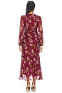 view 3 of 3 Calantha Dress in Wine Floral
