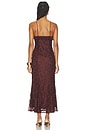 view 3 of 4 Leonie Dress in Wine Brown
