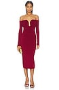 view 1 of 3 Lovinia Dress in Wine
